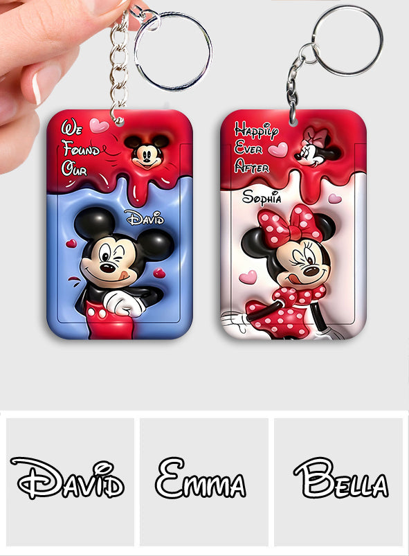 We Found Our Happily Ever After - Personalized Mouse Matching Keychain