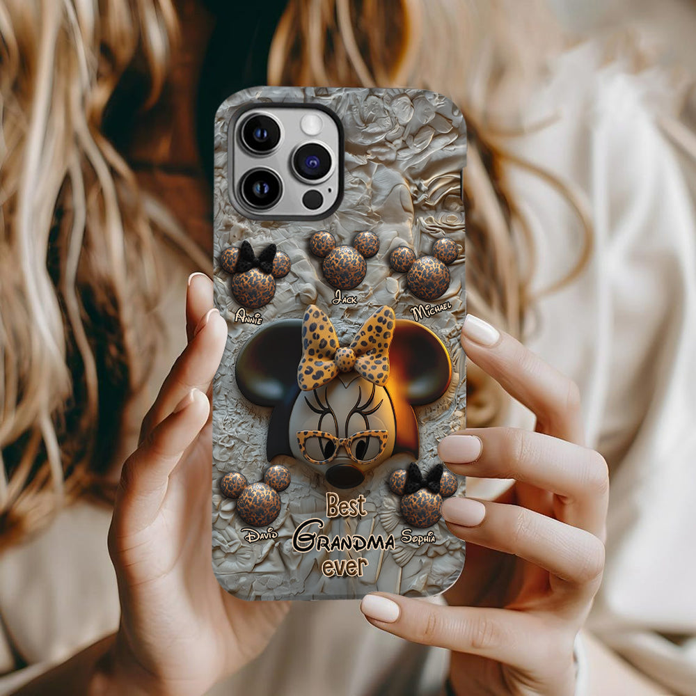 Best Grandma / Mom Ever - Personalized Mouse Full Print Phone Case
