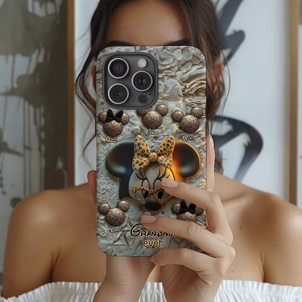 Best Grandma / Mom Ever - Personalized Mouse Full Print Phone Case