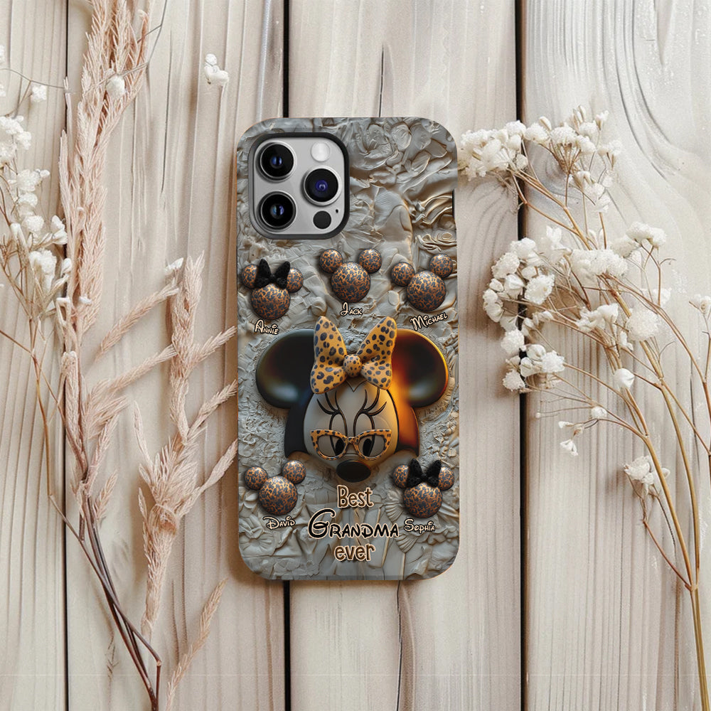 Best Grandma / Mom Ever - Personalized Mouse Full Print Phone Case