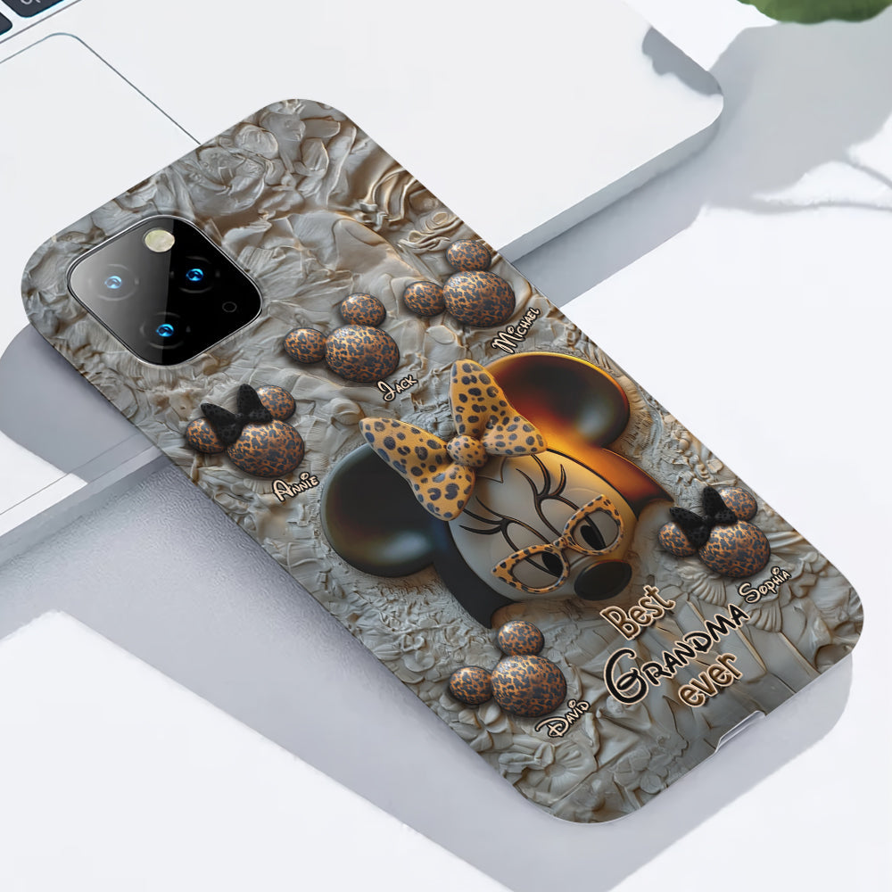 Best Grandma / Mom Ever - Personalized Mouse Full Print Phone Case