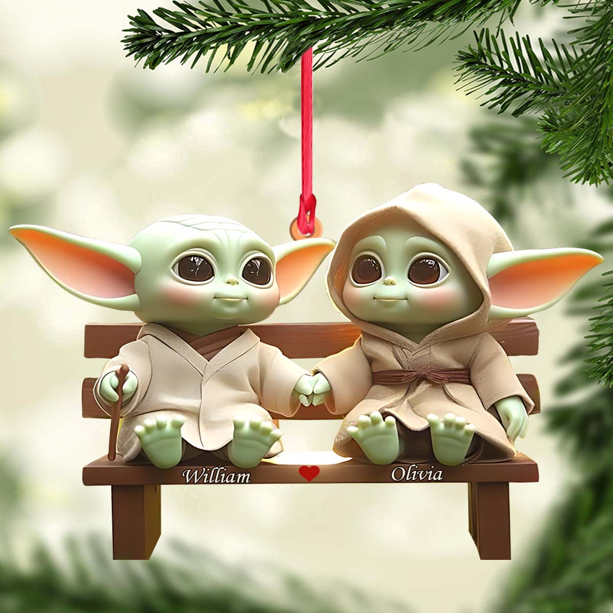 You & Me We Got This - Personalized The Force Ornament