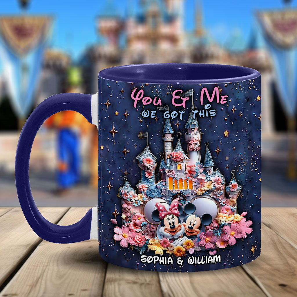 You And Me We Got This - Personalized Mouse Accent Mug