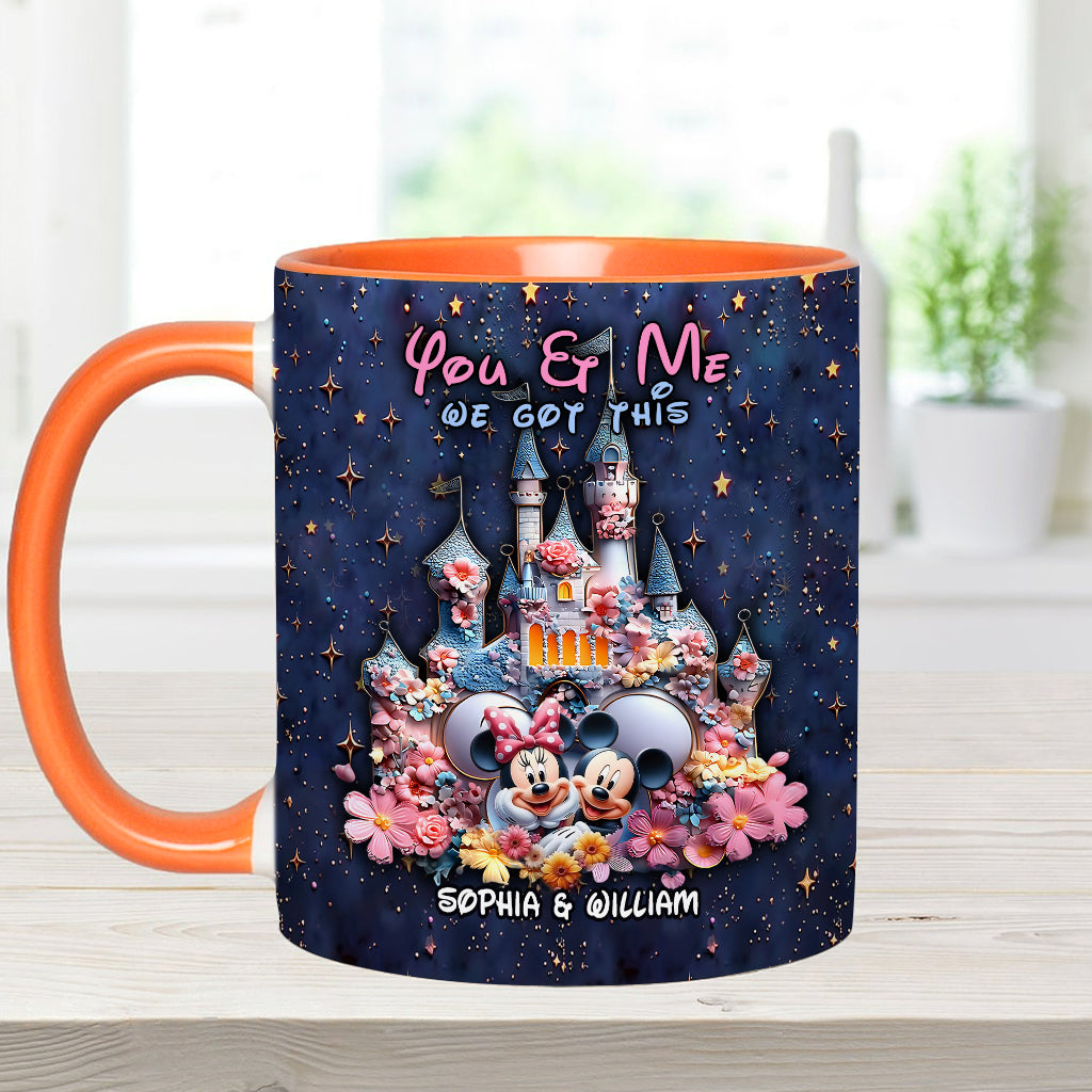You And Me We Got This - Personalized Mouse Accent Mug
