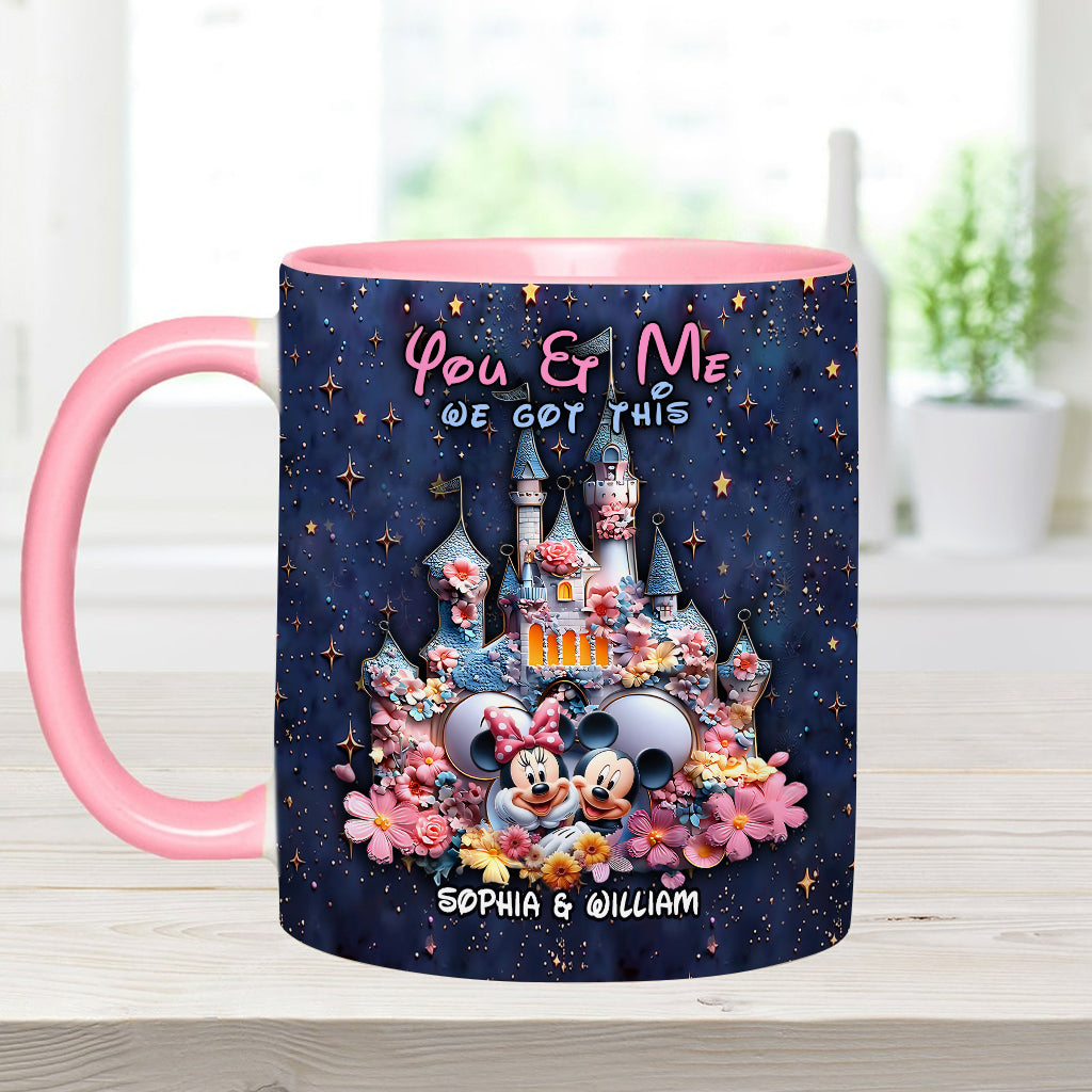 You And Me We Got This - Personalized Mouse Accent Mug