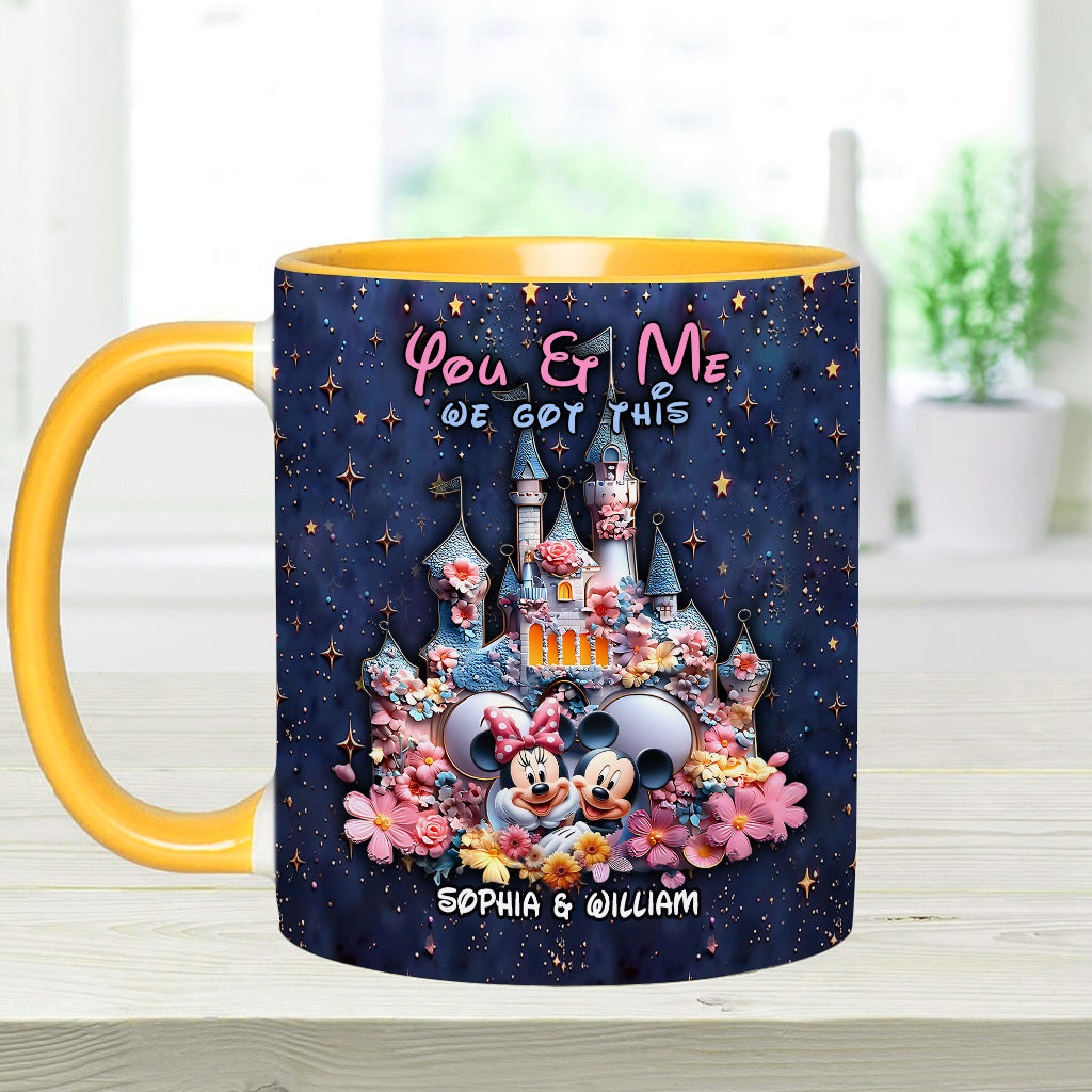 You And Me We Got This - Personalized Mouse Accent Mug