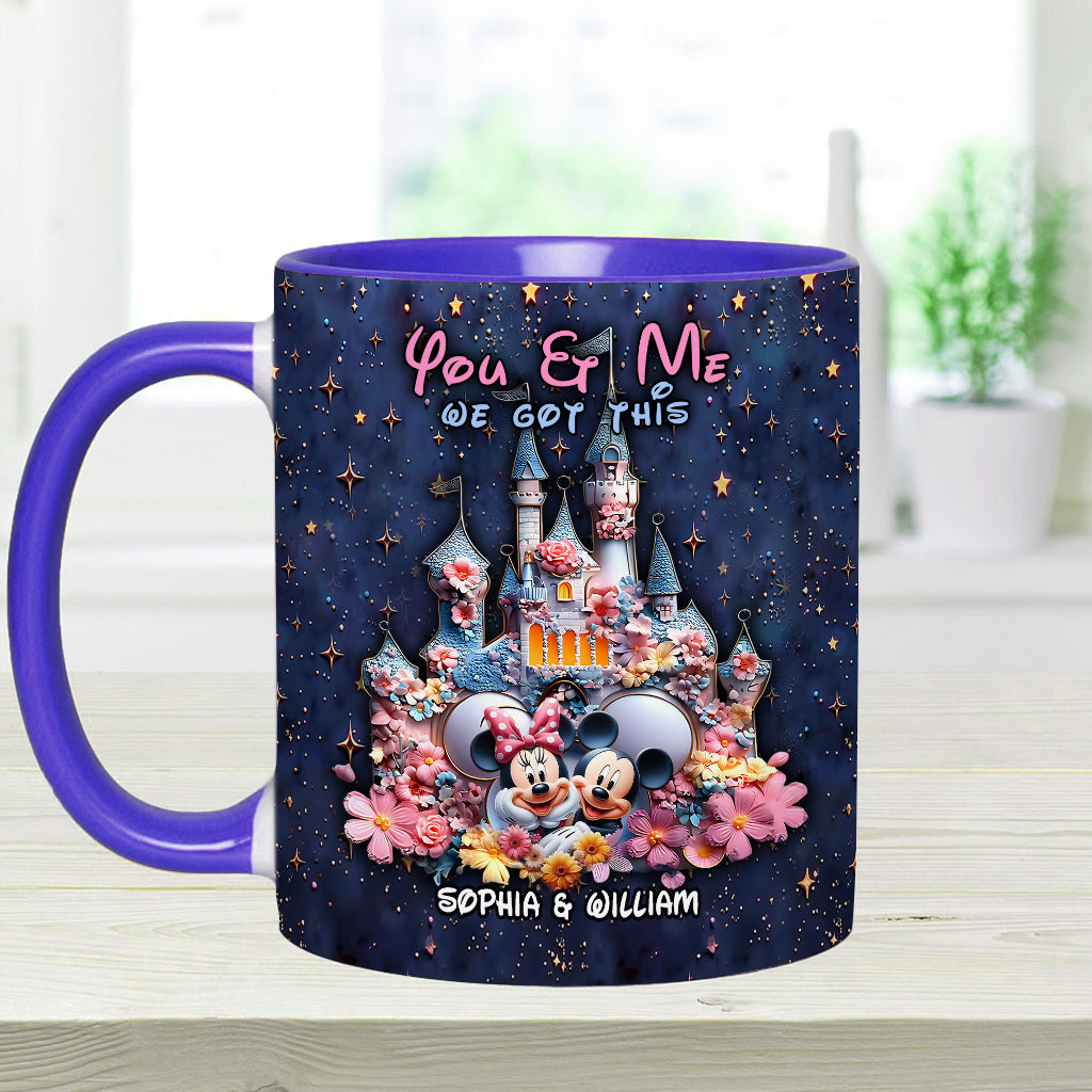 You And Me We Got This - Personalized Mouse Accent Mug