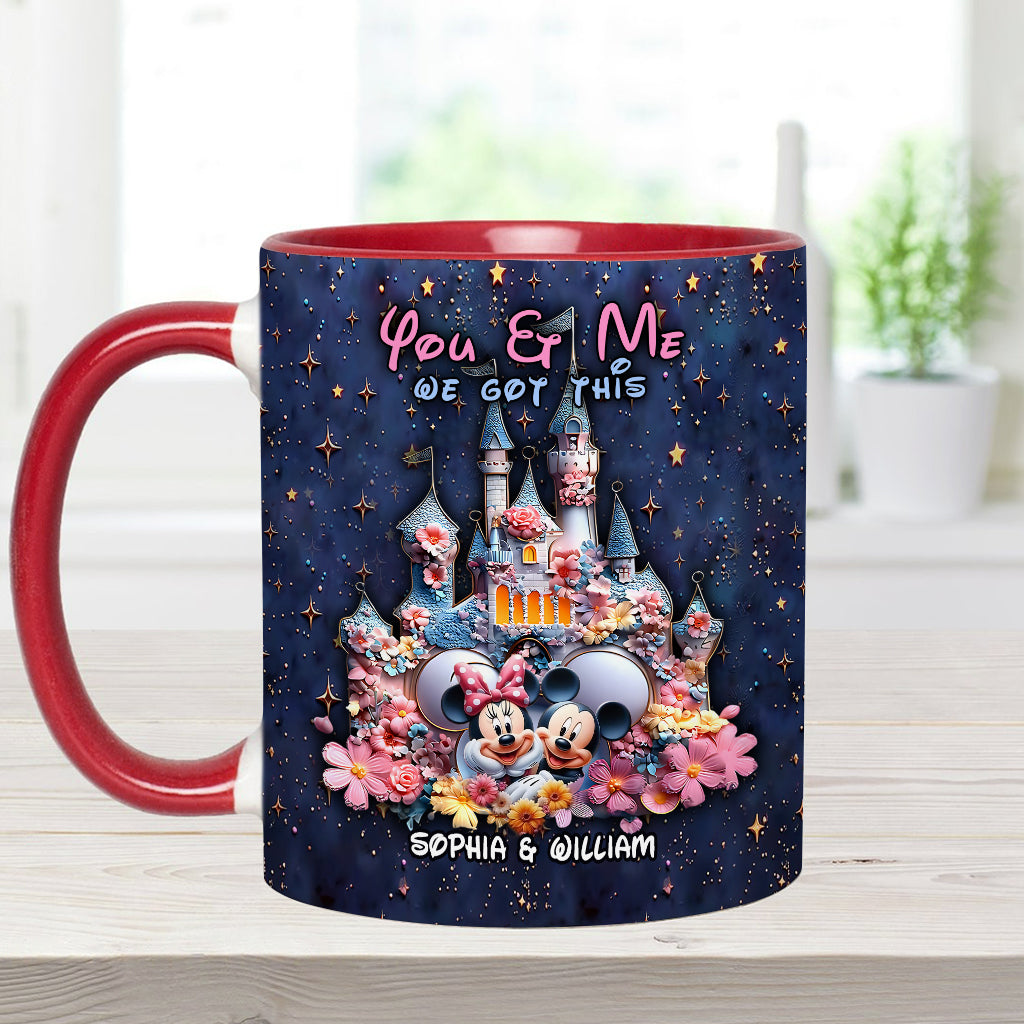 You And Me We Got This - Personalized Mouse Accent Mug