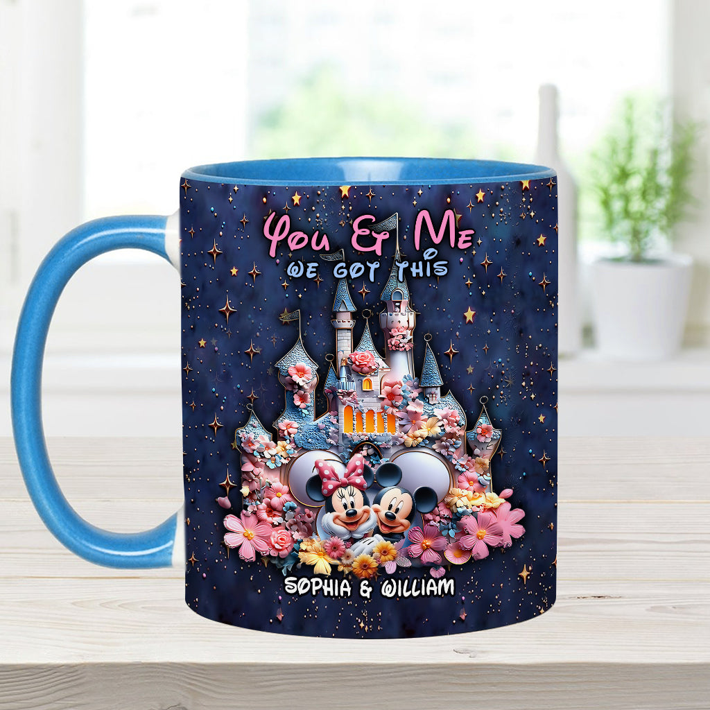 You And Me We Got This - Personalized Mouse Accent Mug
