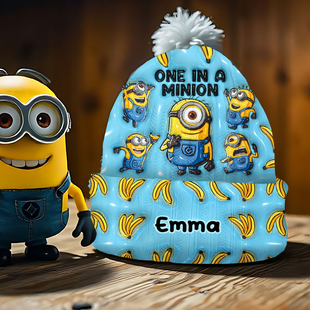 One In A Minion - Personalized Beanie Hat