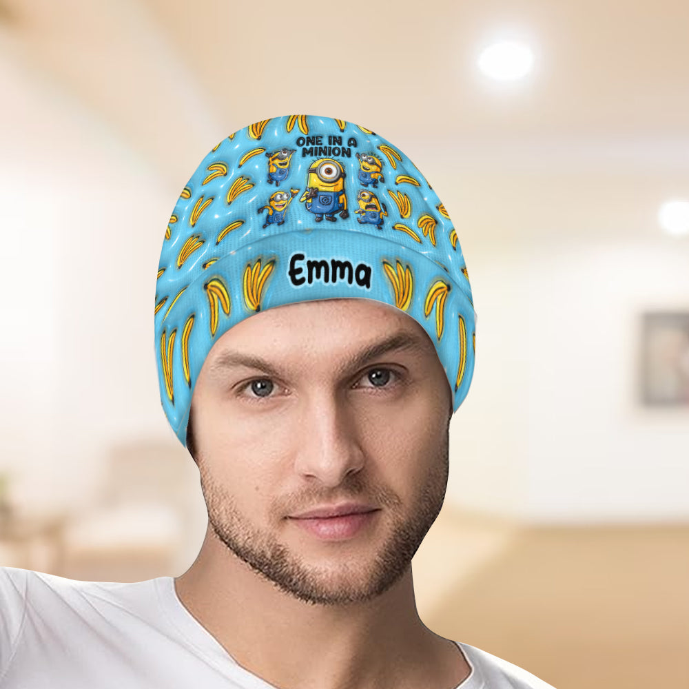 One In A Minion - Personalized Beanie Hat