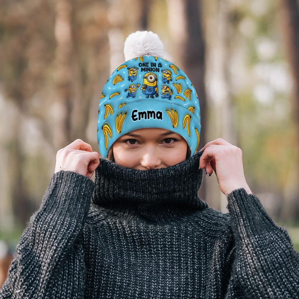 One In A Minion - Personalized Beanie Hat