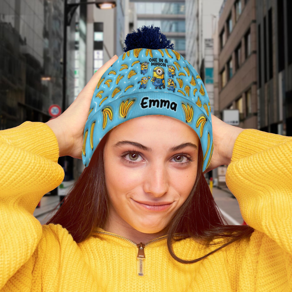 One In A Minion - Personalized Beanie Hat