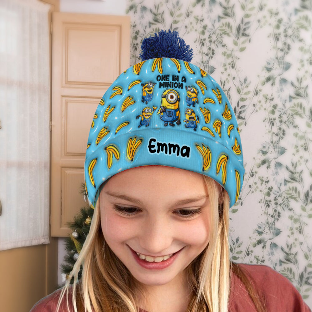 One In A Minion - Personalized Beanie Hat