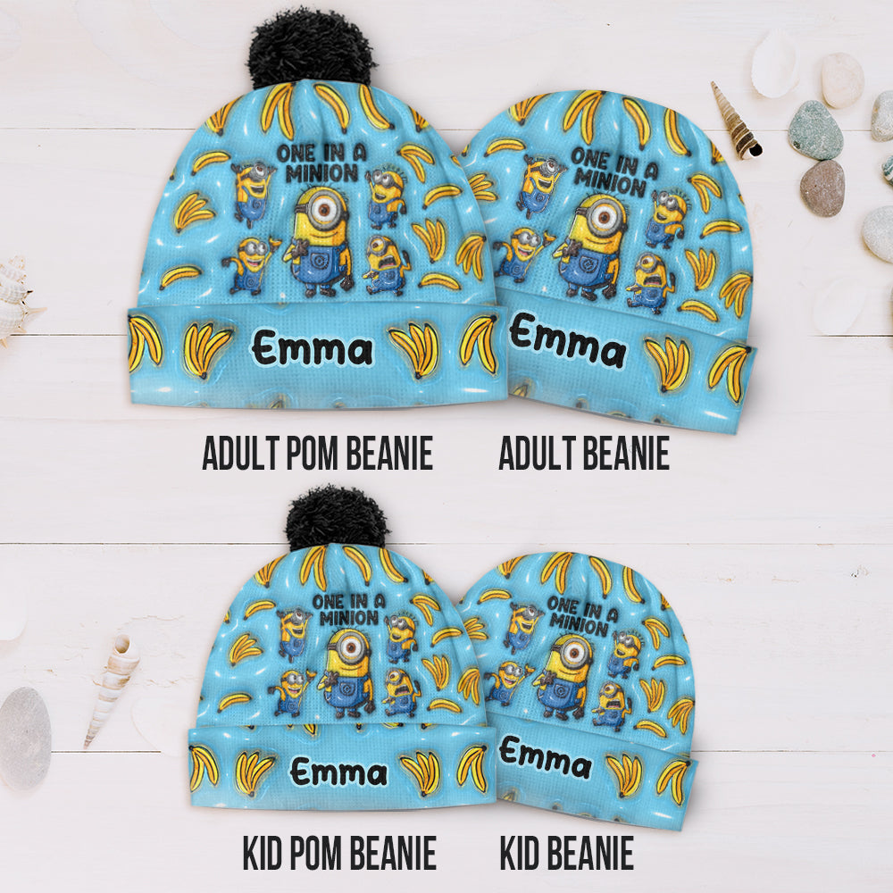 One In A Minion - Personalized Beanie Hat