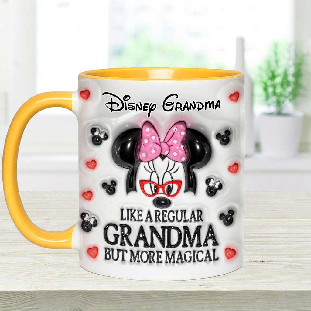 Mouse Ear Grandma - Personalized Mouse Accent Mug