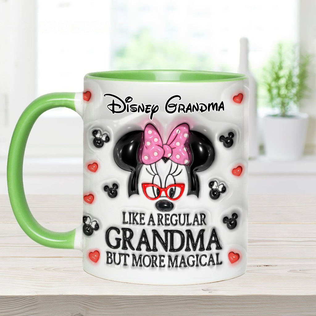 Mouse Ear Grandma - Personalized Mouse Accent Mug