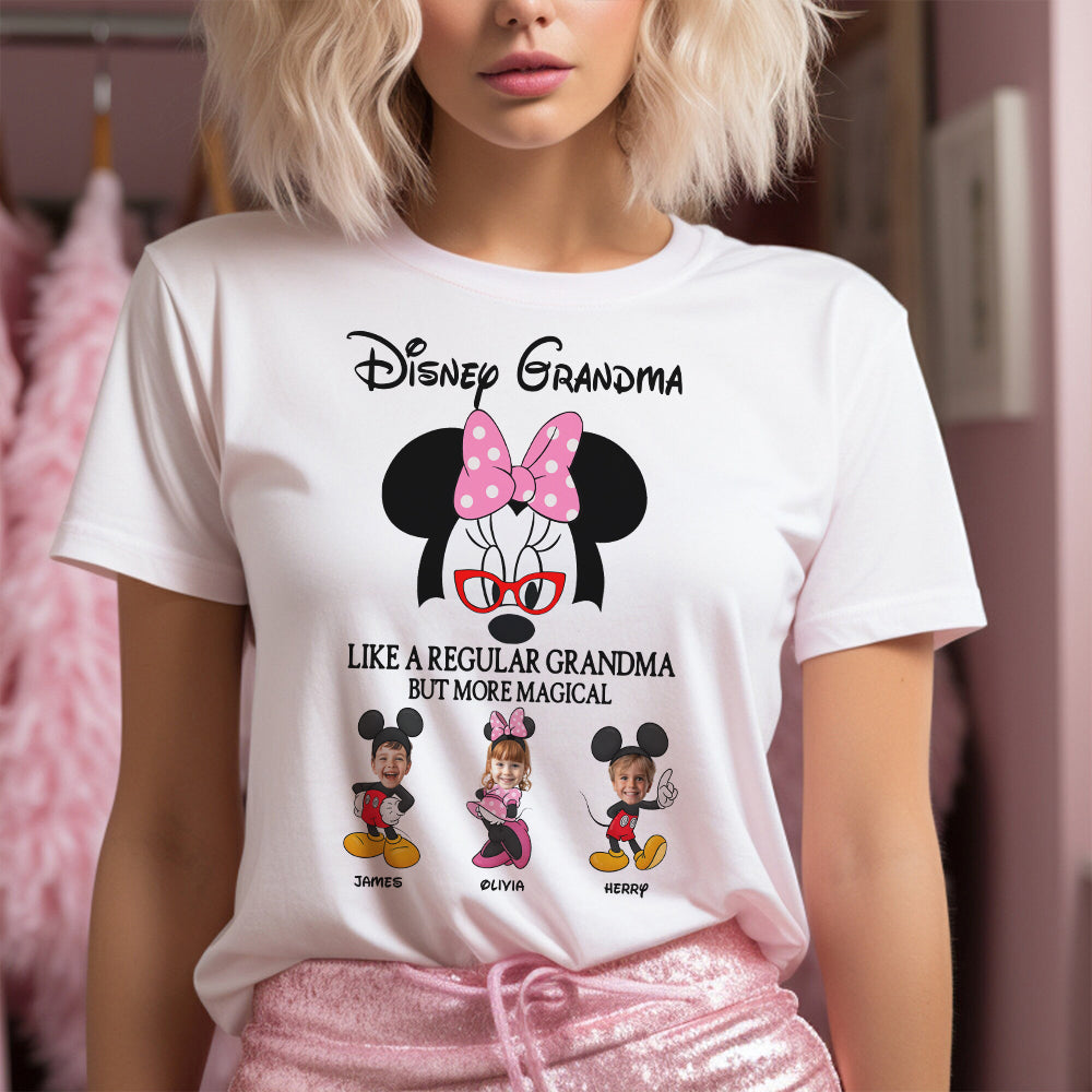 Mouse Ear Grandma - Personalized Mouse T-shirt And Hoodie