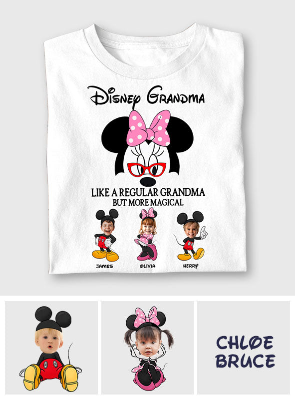 Mouse Ear Grandma - Personalized Mouse T-shirt And Hoodie