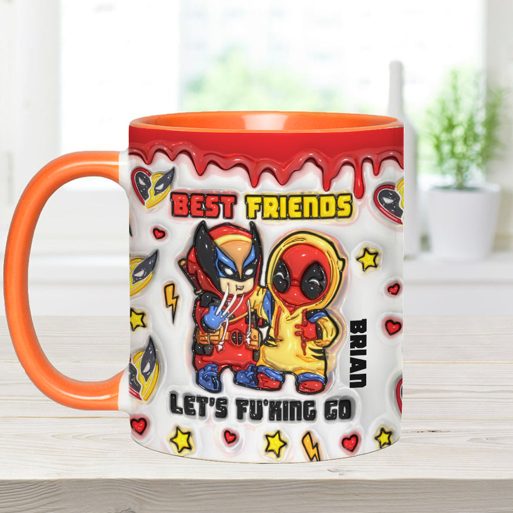 Let's Fu*cking Go - Personalized The Psychopath Accent Mug