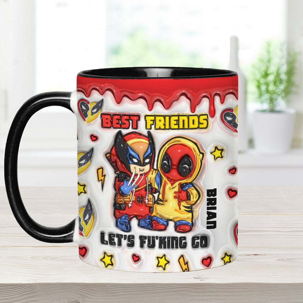 Let's Fu*cking Go - Personalized The Psychopath Accent Mug