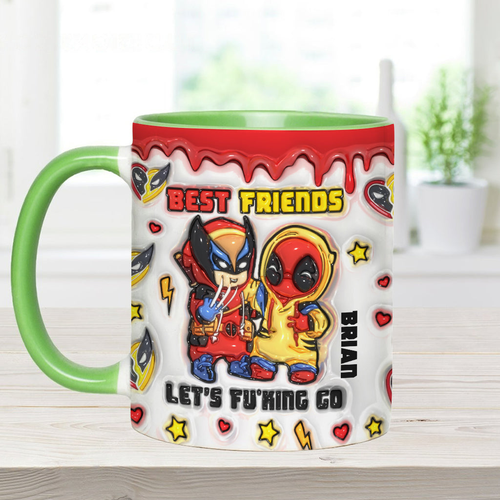 Let's Fu*cking Go - Personalized The Psychopath Accent Mug