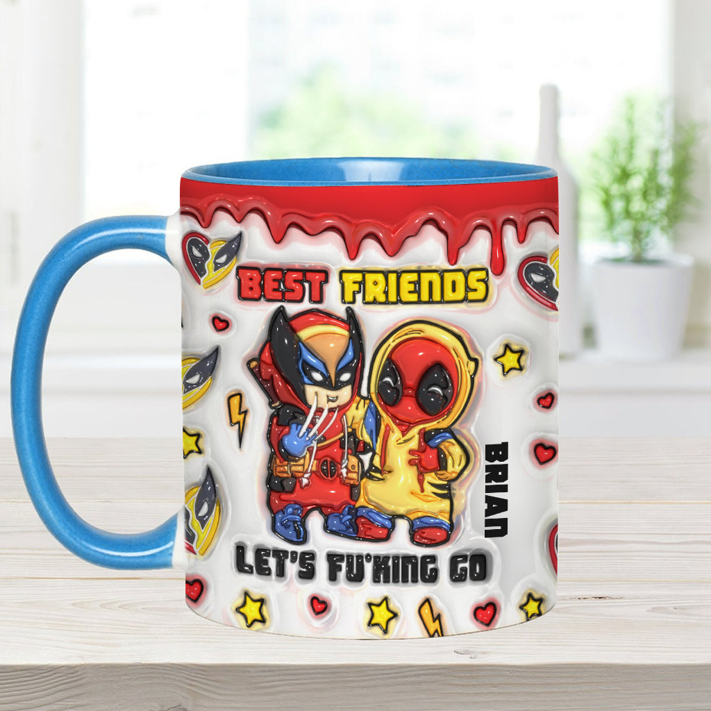 Let's Fu*cking Go - Personalized The Psychopath Accent Mug