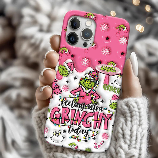 Extra Grinchy Today - Personalized Stole Christmas Full Print Phone Case
