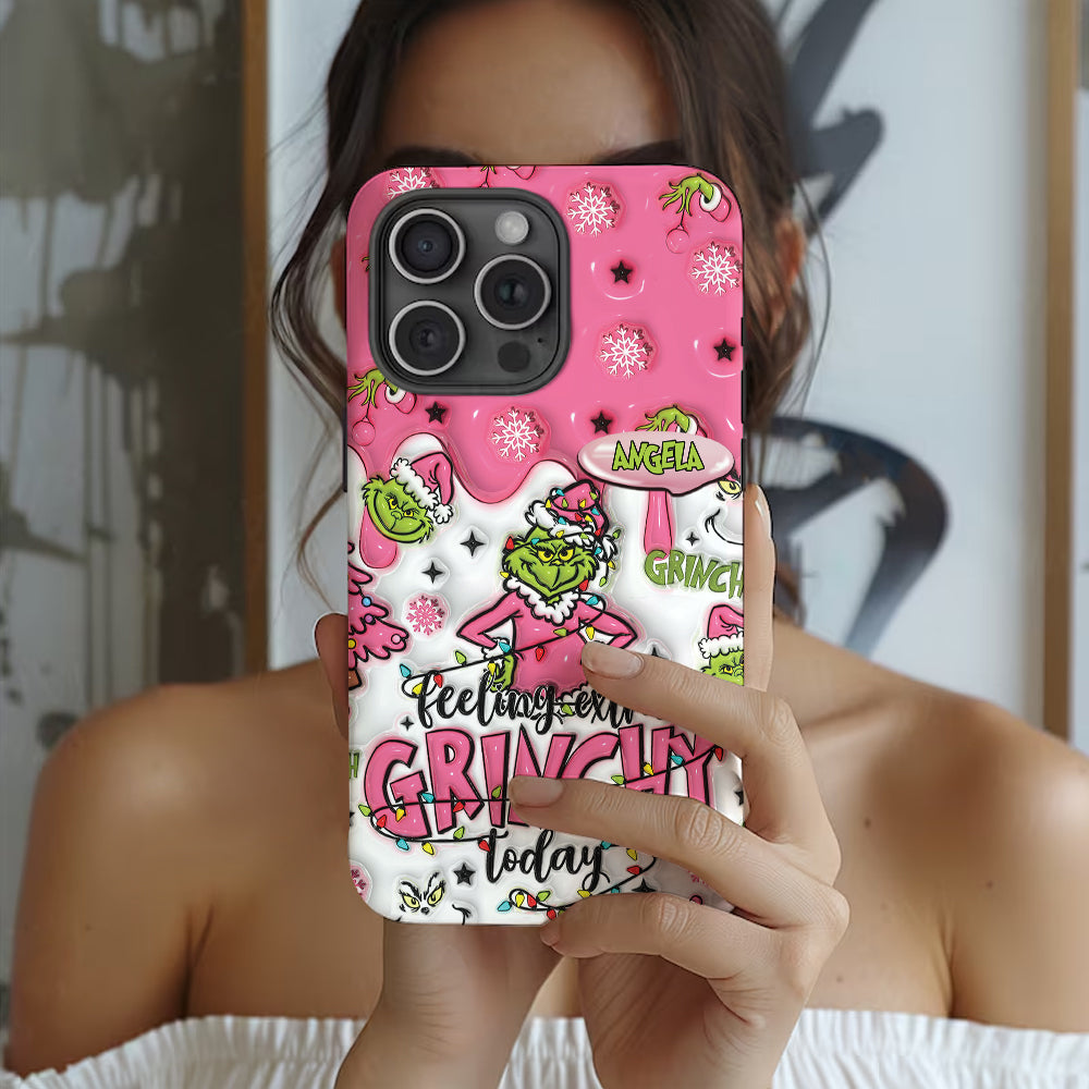 Extra Grinchy Today - Personalized Stole Christmas Full Print Phone Case