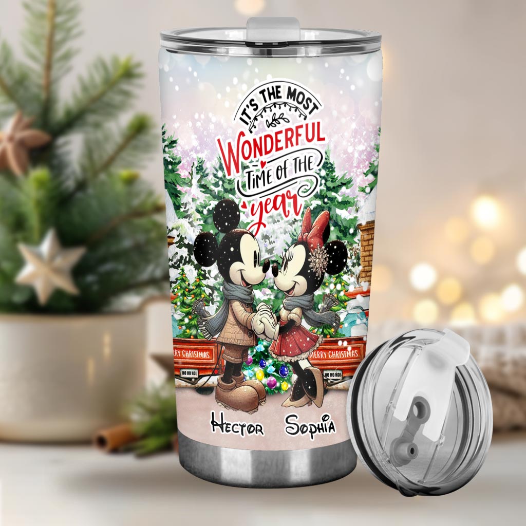 It's The Most Beautiful Time - Personalized Mouse Tumbler