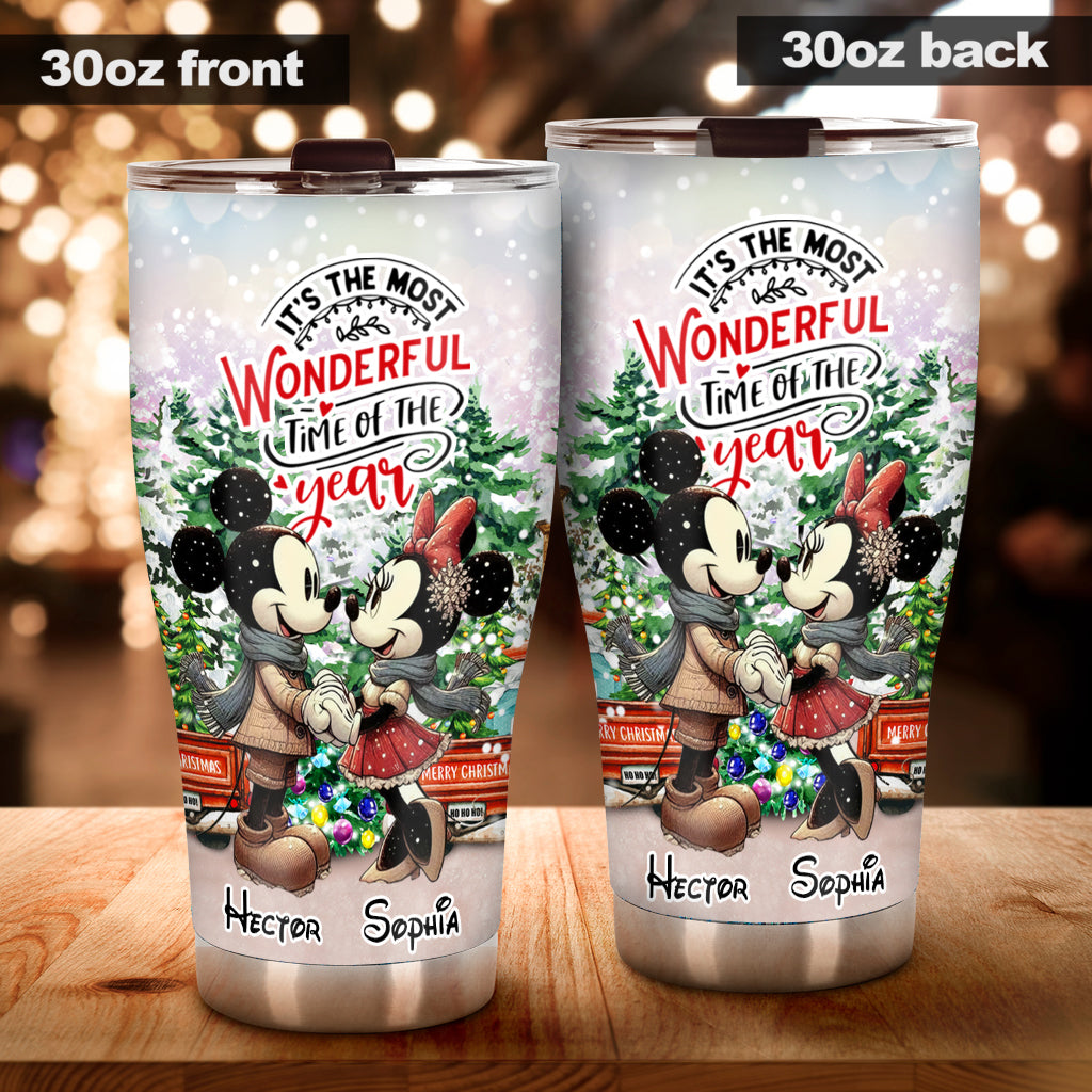 It's The Most Beautiful Time - Personalized Mouse Tumbler