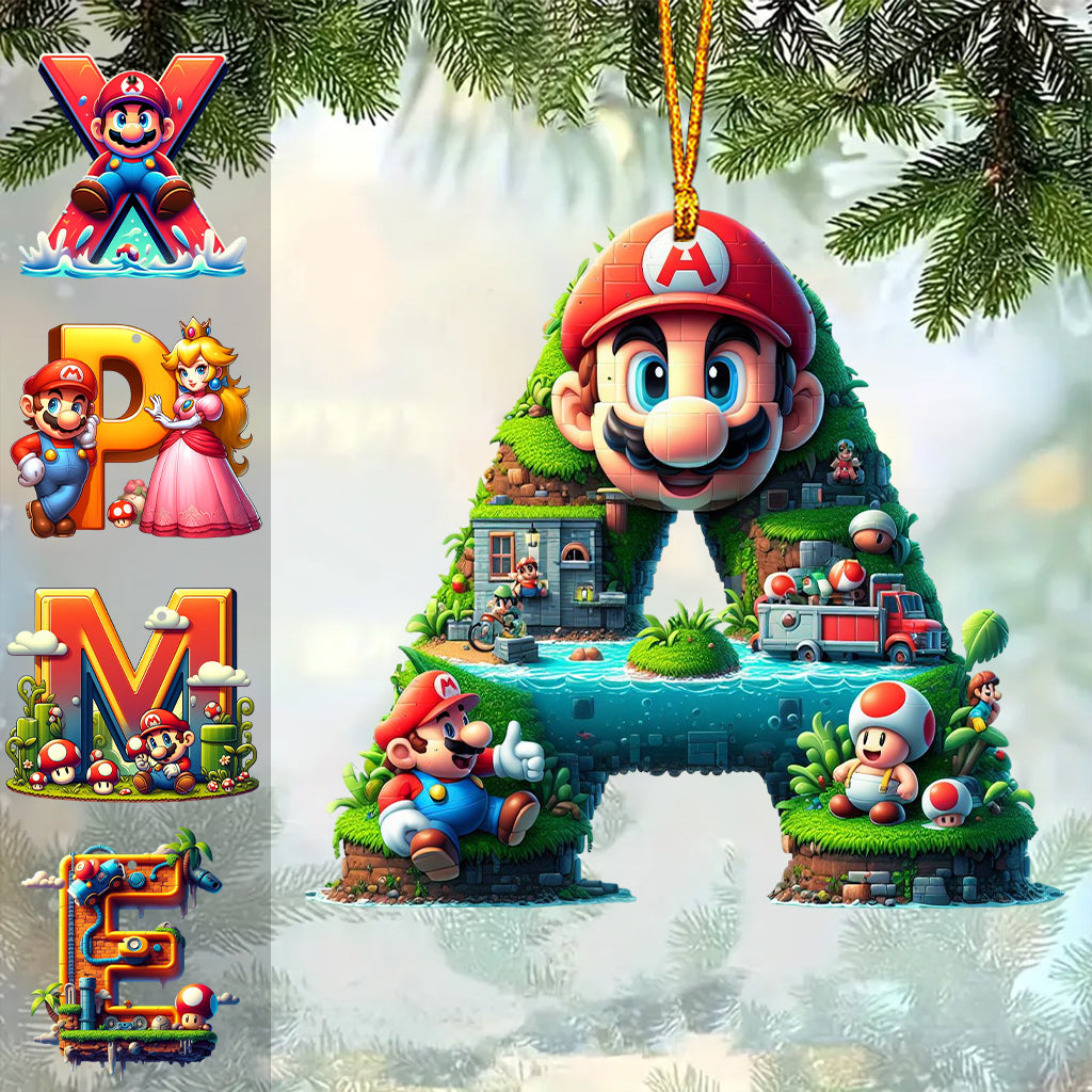 Merry Christmas - Personalized Super Plumber Ornament