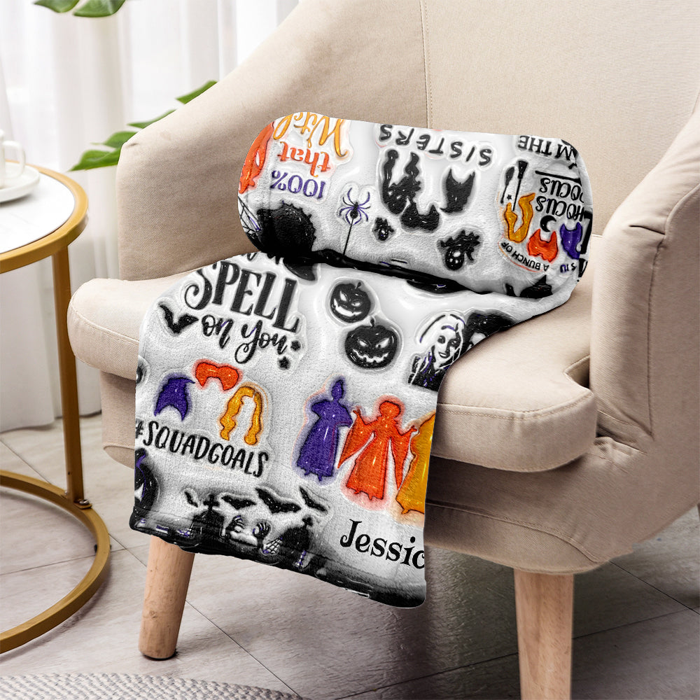 Witch Blanket - Personalized Three Witches Blanket
