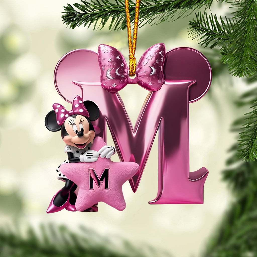 Magical Letter - Personalized Mouse Ornament