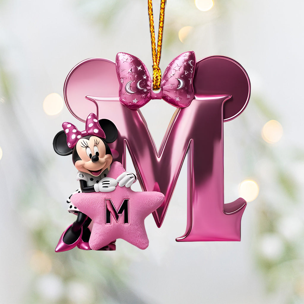 Magical Letter - Personalized Mouse Ornament
