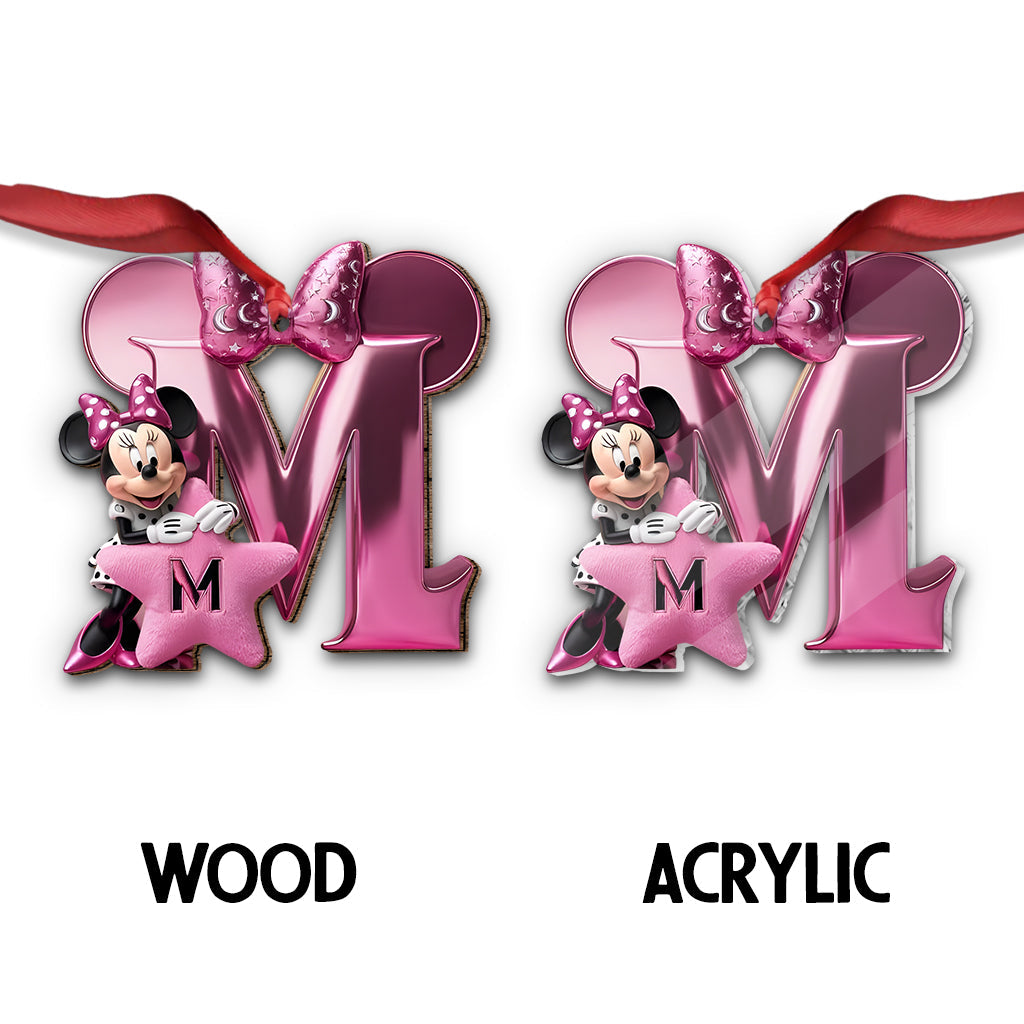 Magical Letter - Personalized Mouse Ornament