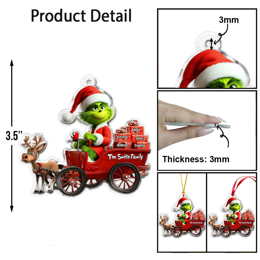 The One Who Stole Christmas - Personalized Stole Christmas Ornament