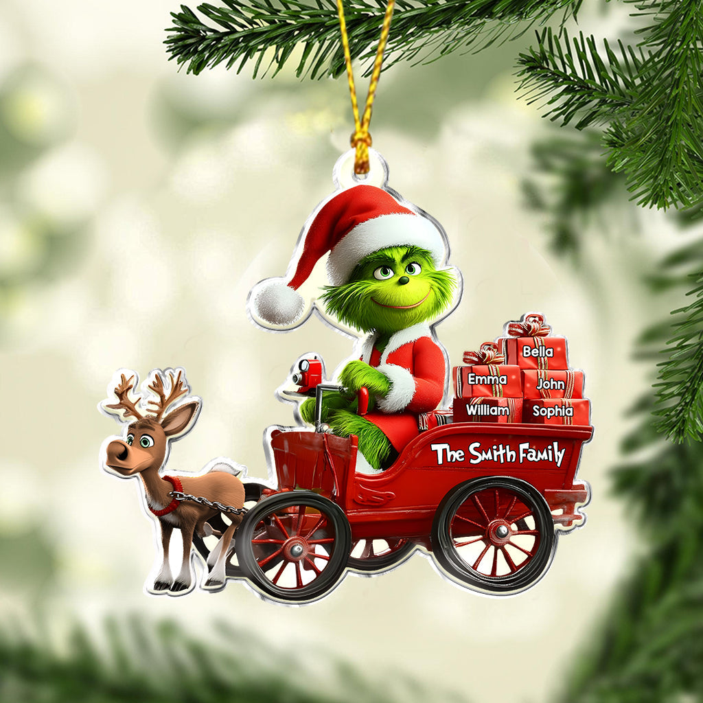 The One Who Stole Christmas - Personalized Stole Christmas Ornament