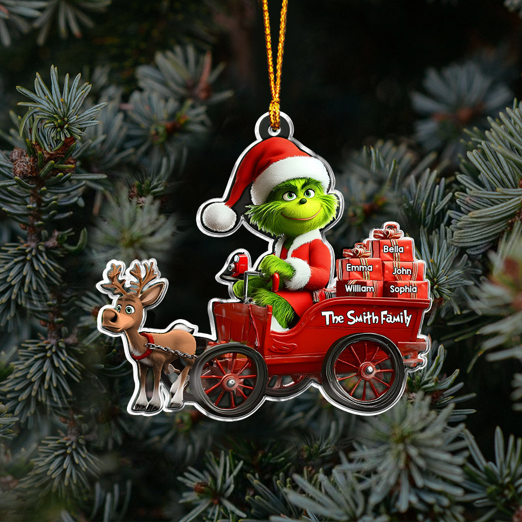 The One Who Stole Christmas - Personalized Stole Christmas Ornament