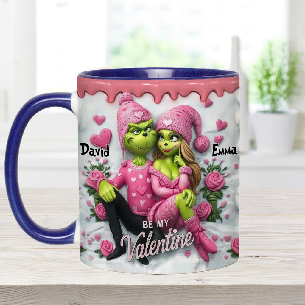 Be My Valentine - Personalized Stole Christmas Accent Mug