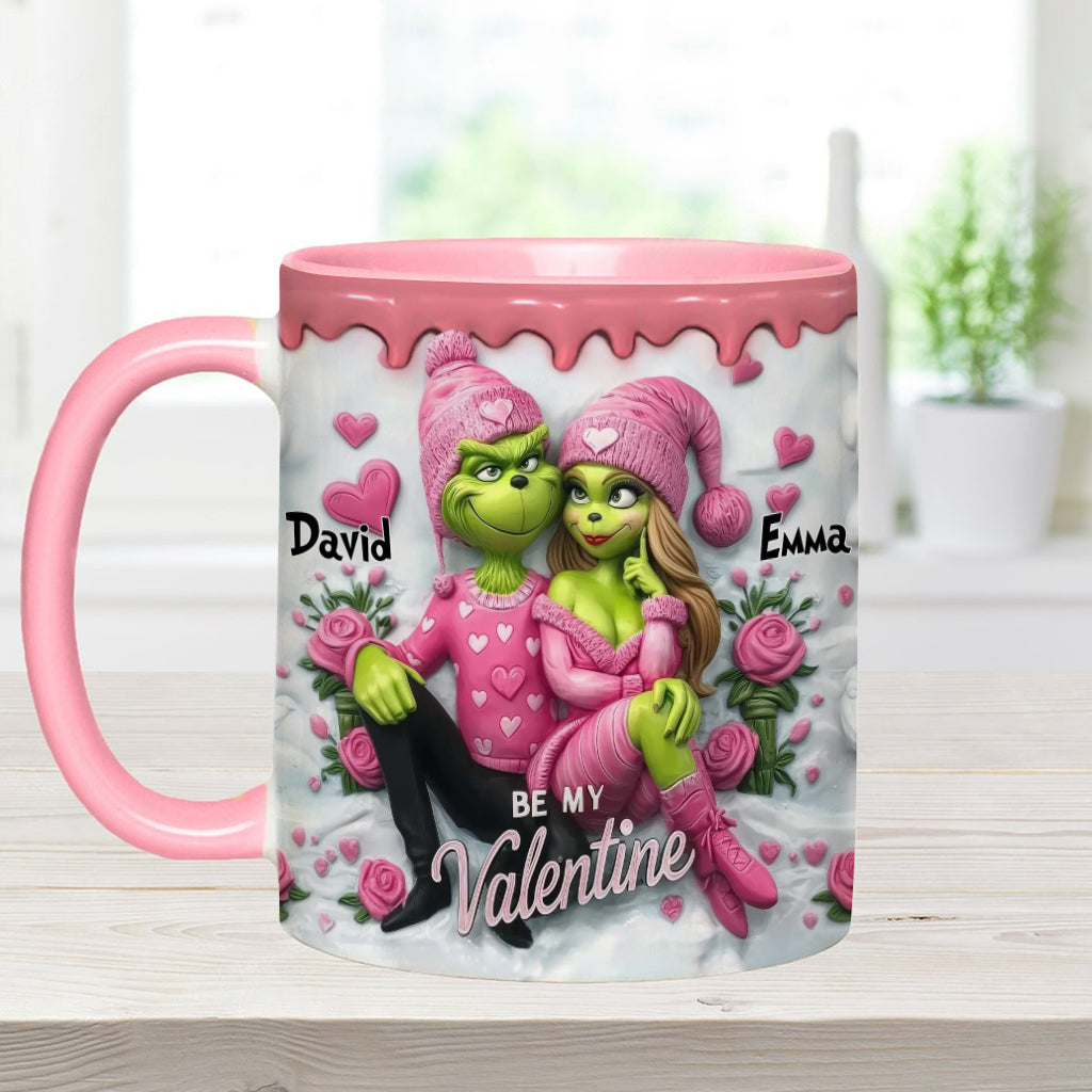 Be My Valentine - Personalized Stole Christmas Accent Mug