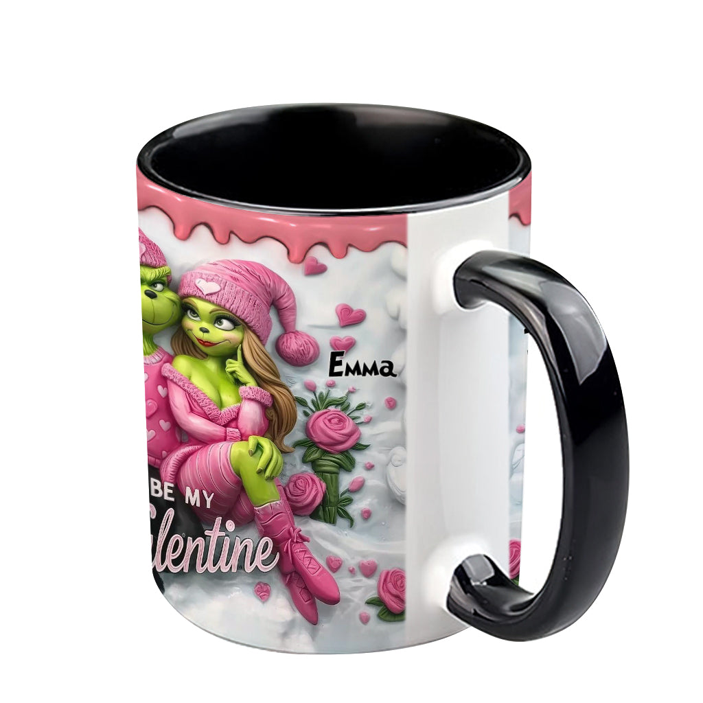 Be My Valentine - Personalized Stole Christmas Accent Mug