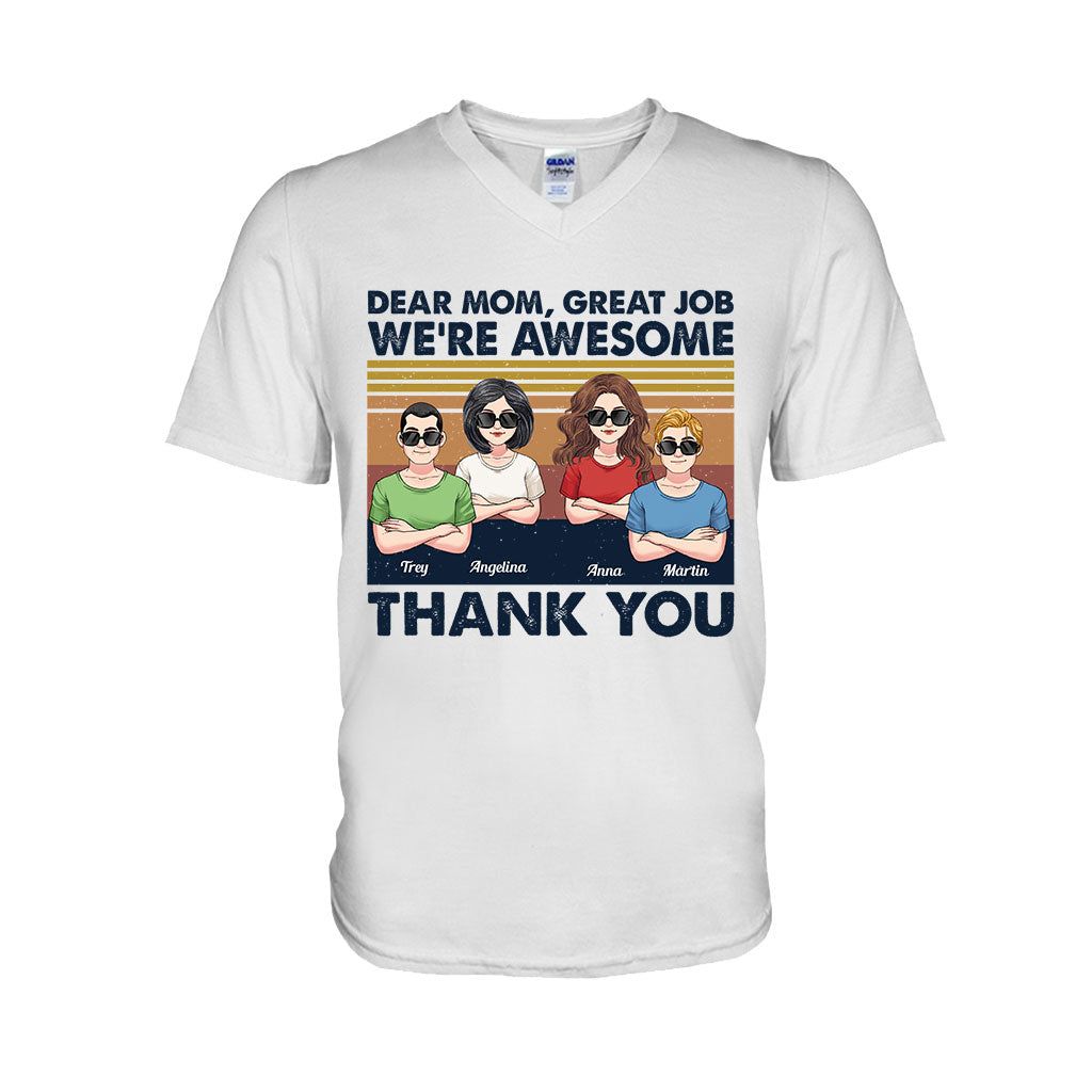 Great Job Mom - Personalized Mother T-shirt And Hoodie