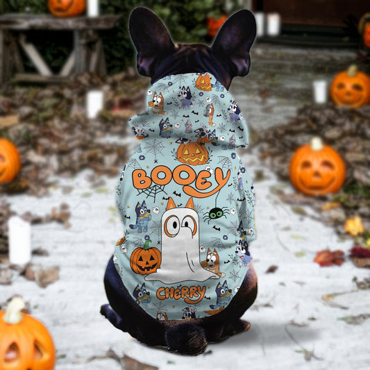 Halloween Cute Booey Dog - Personalized Dog Pet Hoodie