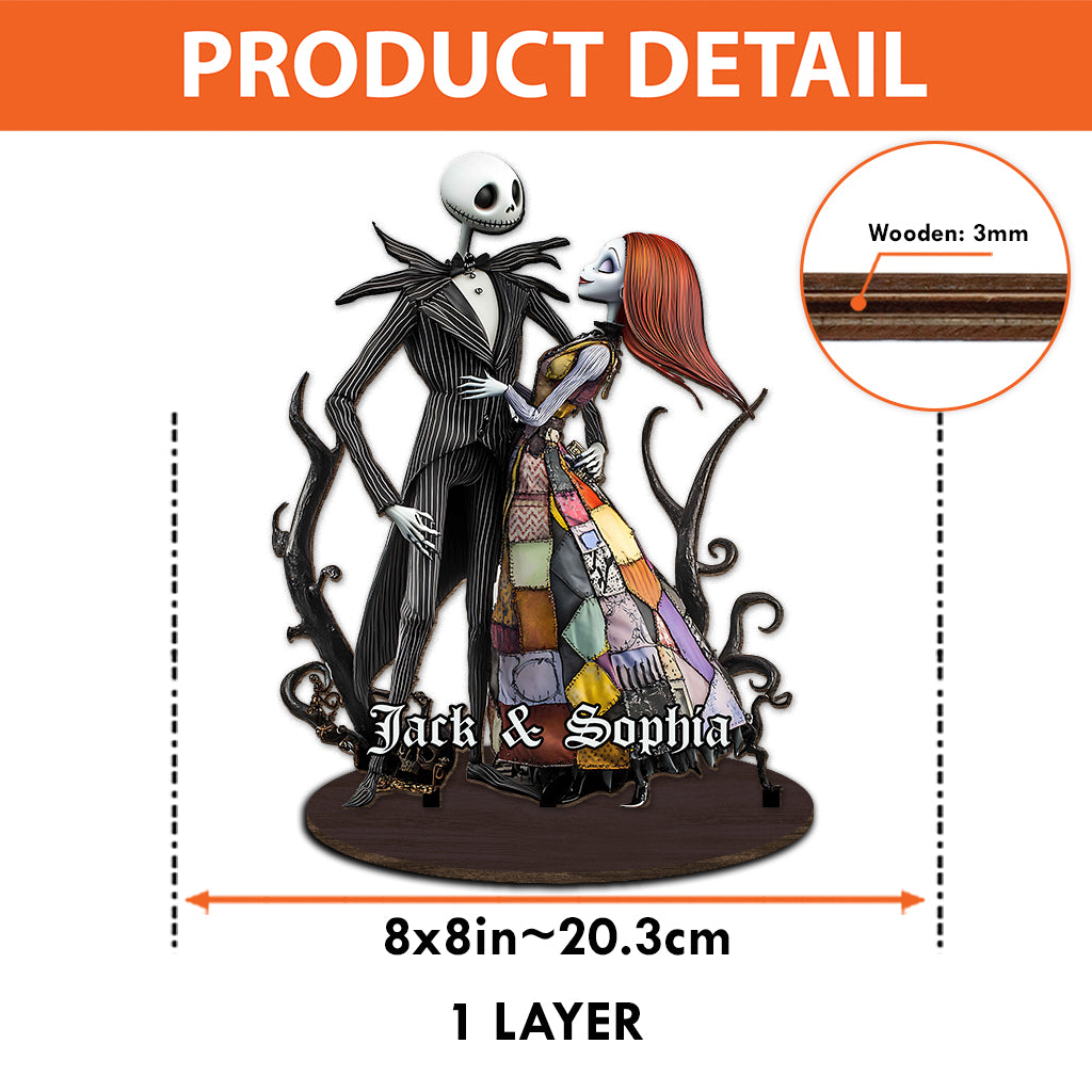 We're Simply Meant To Be - Personalized Nightmare 1 Layered Big Freestanding