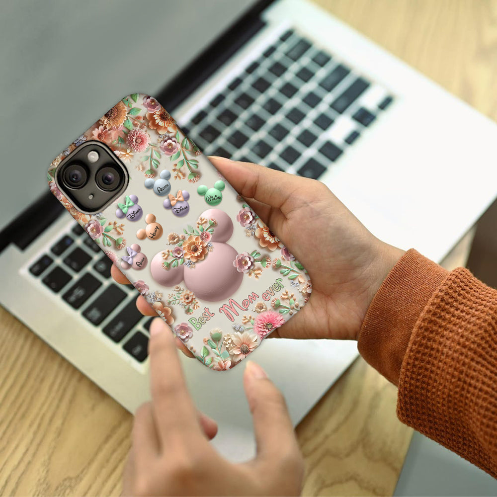 Best Mom / Grandma Ever - Personalized Mouse Full Print Phone Case