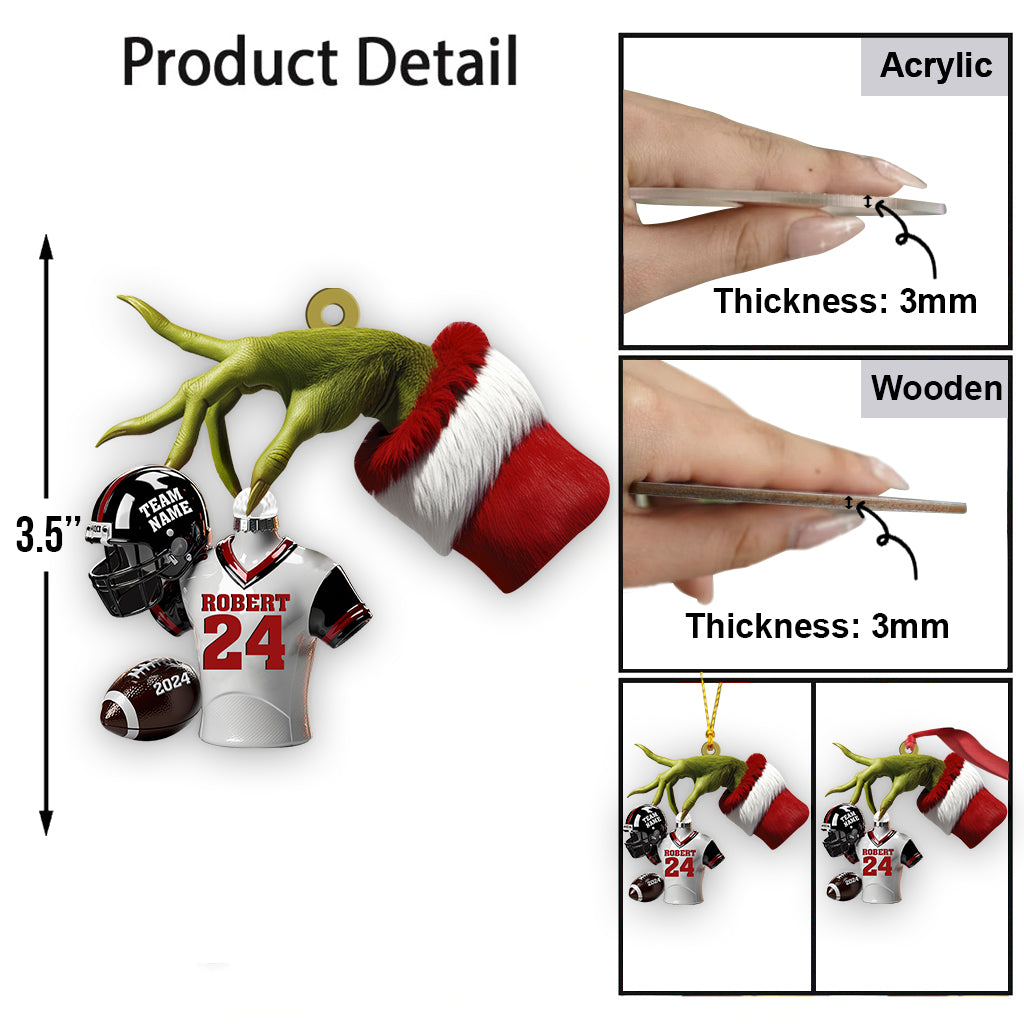 Great Team - Personalized Football Ornament