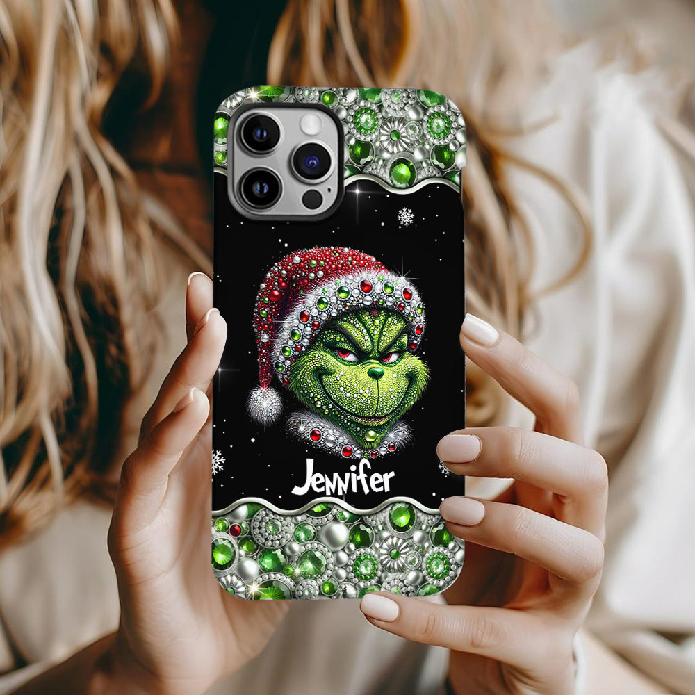 Merry Grinchmas - Personalized Stole Christmas Full Print Phone Case