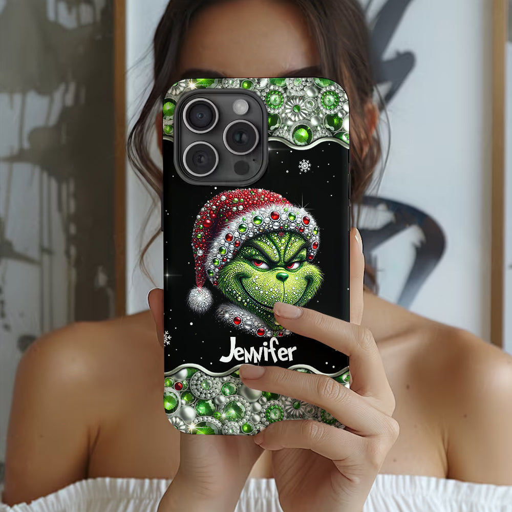 Merry Grinchmas - Personalized Stole Christmas Full Print Phone Case