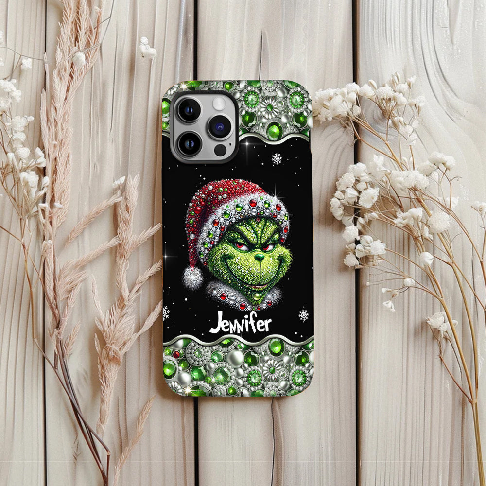 Merry Grinchmas - Personalized Stole Christmas Full Print Phone Case